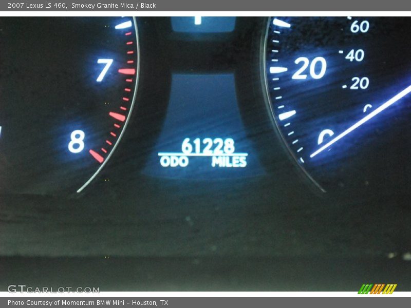 Smokey Granite Mica / Black 2007 Lexus LS 460