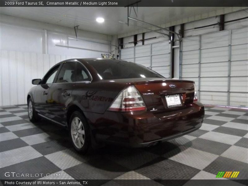 Cinnamon Metallic / Medium Light Stone 2009 Ford Taurus SE