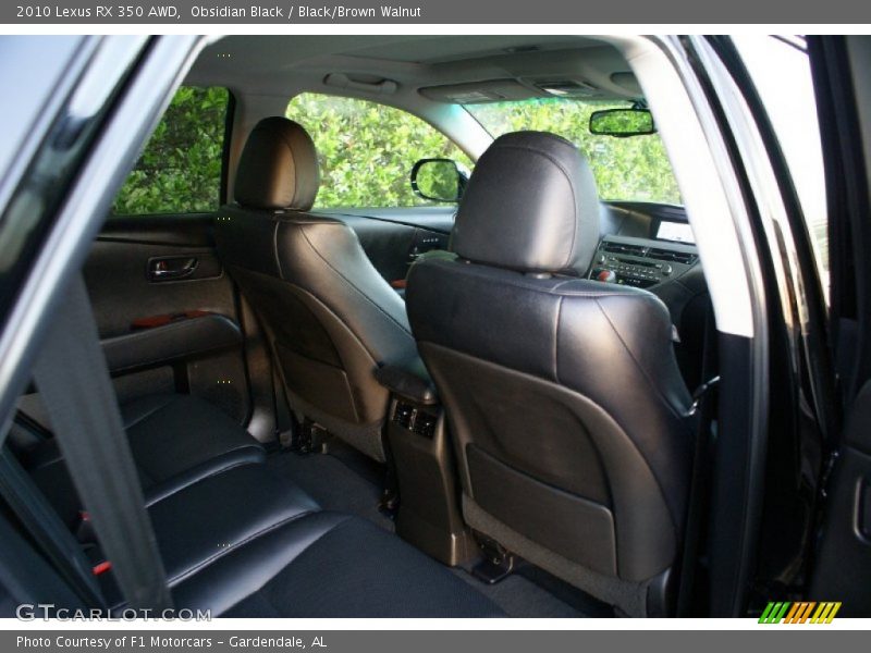 Obsidian Black / Black/Brown Walnut 2010 Lexus RX 350 AWD