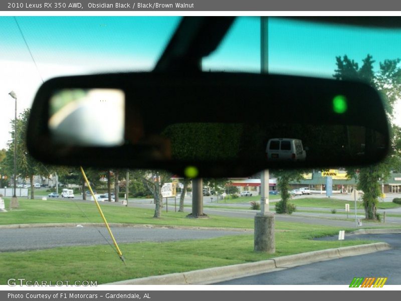 Obsidian Black / Black/Brown Walnut 2010 Lexus RX 350 AWD