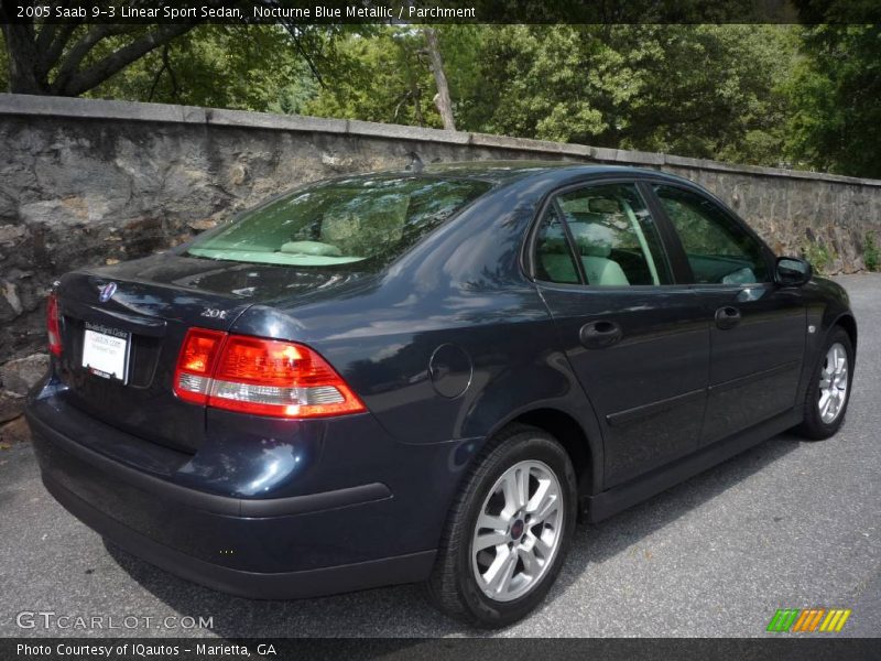 Nocturne Blue Metallic / Parchment 2005 Saab 9-3 Linear Sport Sedan
