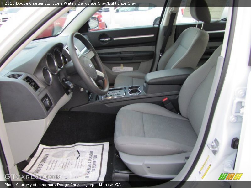 Stone White / Dark Slate Gray/Light Slate Gray 2010 Dodge Charger SE