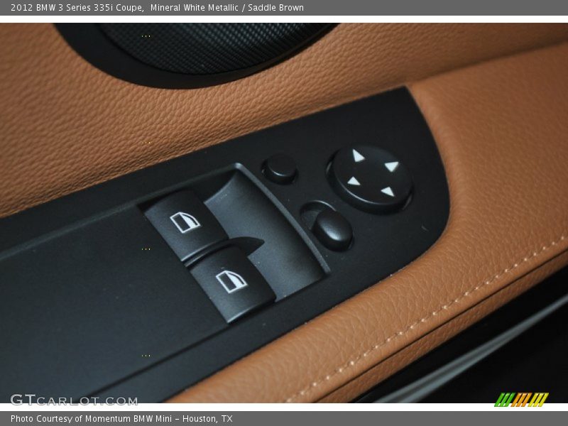 Mineral White Metallic / Saddle Brown 2012 BMW 3 Series 335i Coupe