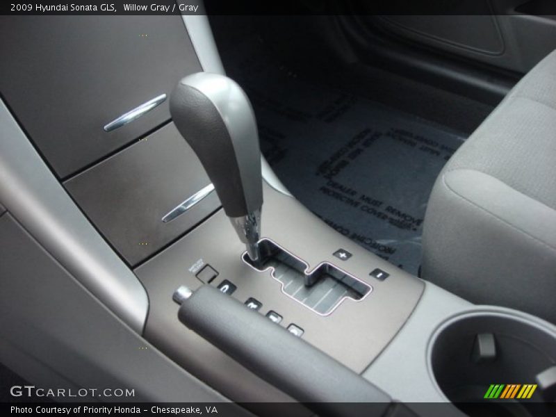 Willow Gray / Gray 2009 Hyundai Sonata GLS