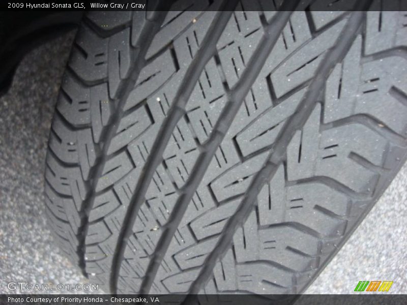 Willow Gray / Gray 2009 Hyundai Sonata GLS