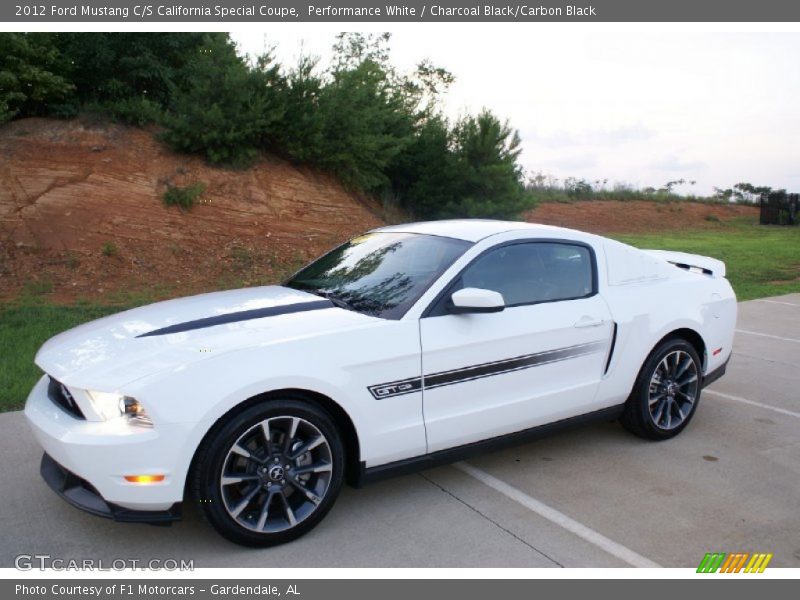 Performance White / Charcoal Black/Carbon Black 2012 Ford Mustang C/S California Special Coupe