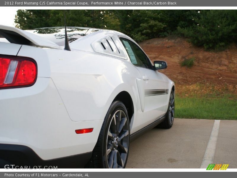 Performance White / Charcoal Black/Carbon Black 2012 Ford Mustang C/S California Special Coupe