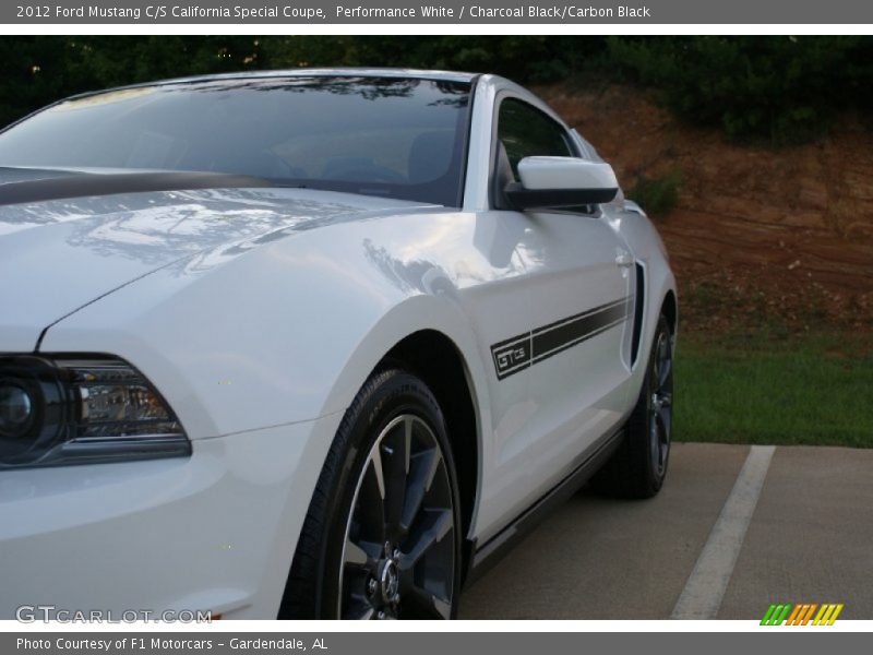 Performance White / Charcoal Black/Carbon Black 2012 Ford Mustang C/S California Special Coupe