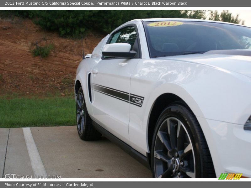 Performance White / Charcoal Black/Carbon Black 2012 Ford Mustang C/S California Special Coupe