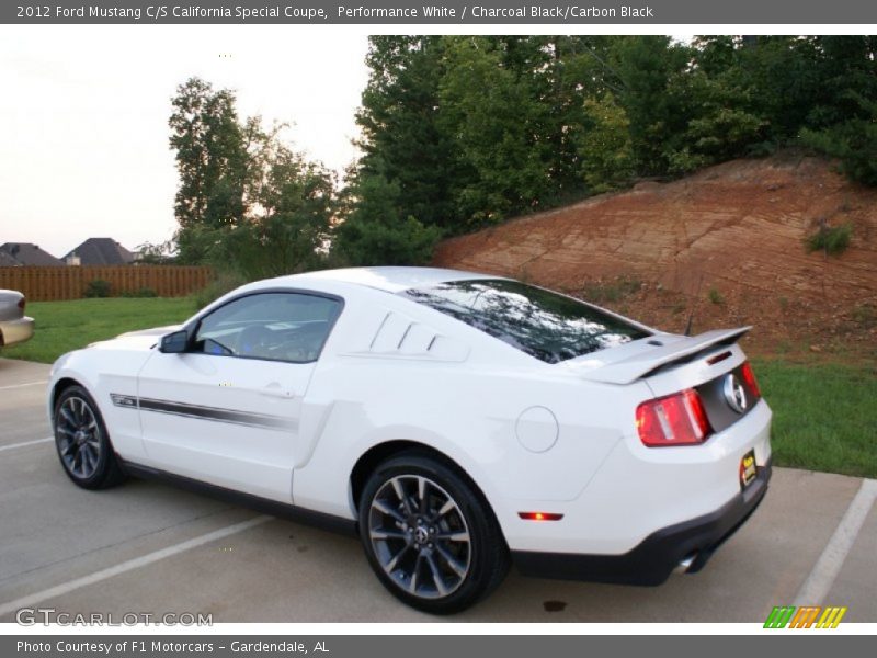 Performance White / Charcoal Black/Carbon Black 2012 Ford Mustang C/S California Special Coupe