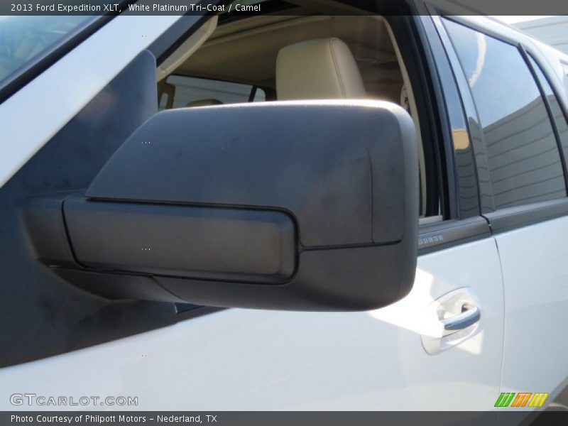 White Platinum Tri-Coat / Camel 2013 Ford Expedition XLT