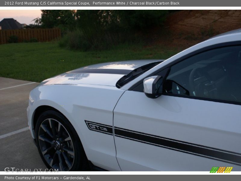 Performance White / Charcoal Black/Carbon Black 2012 Ford Mustang C/S California Special Coupe