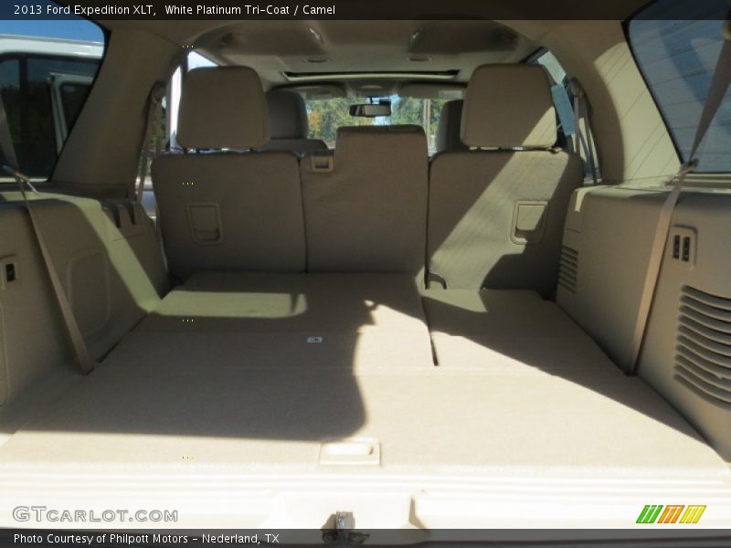 White Platinum Tri-Coat / Camel 2013 Ford Expedition XLT