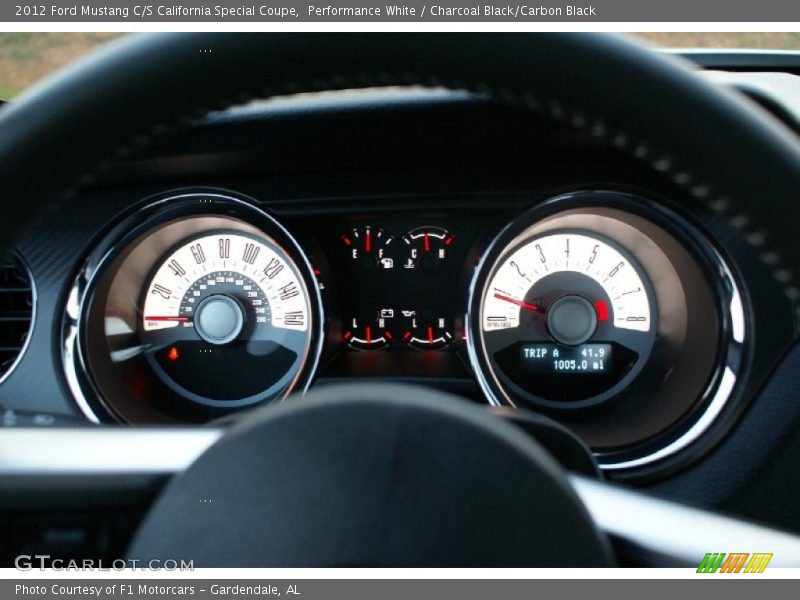 Performance White / Charcoal Black/Carbon Black 2012 Ford Mustang C/S California Special Coupe