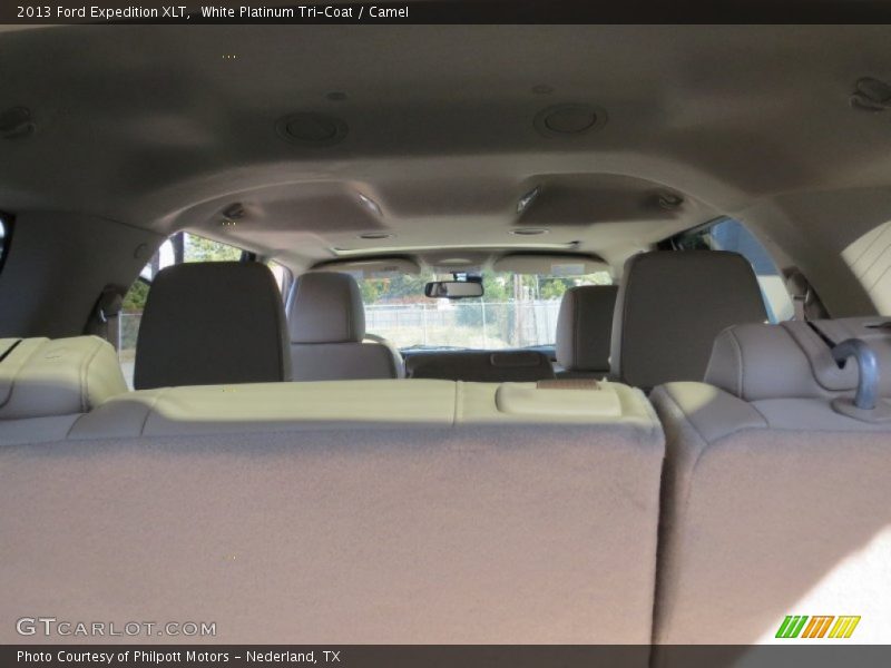 White Platinum Tri-Coat / Camel 2013 Ford Expedition XLT