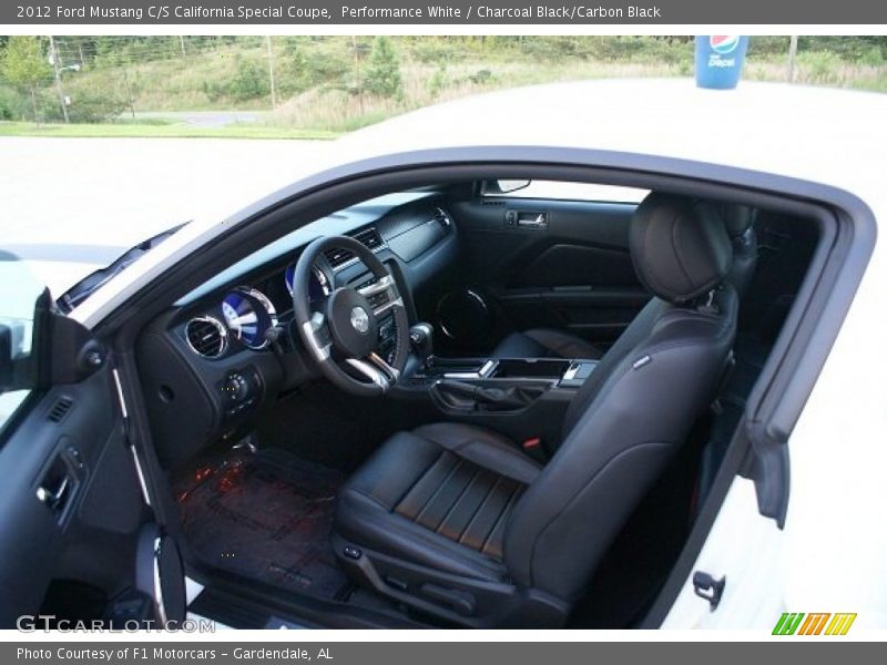 Performance White / Charcoal Black/Carbon Black 2012 Ford Mustang C/S California Special Coupe