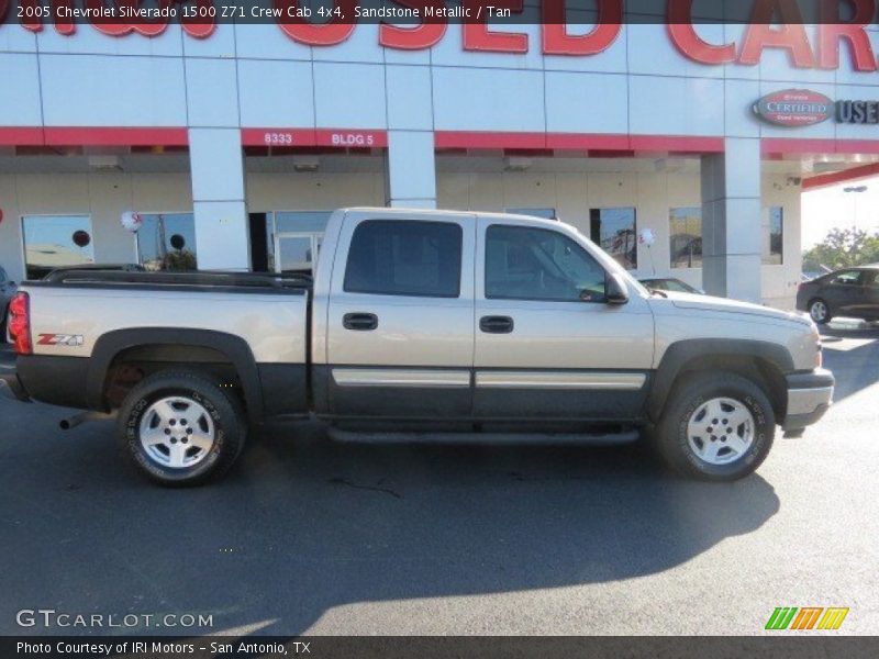 Sandstone Metallic / Tan 2005 Chevrolet Silverado 1500 Z71 Crew Cab 4x4