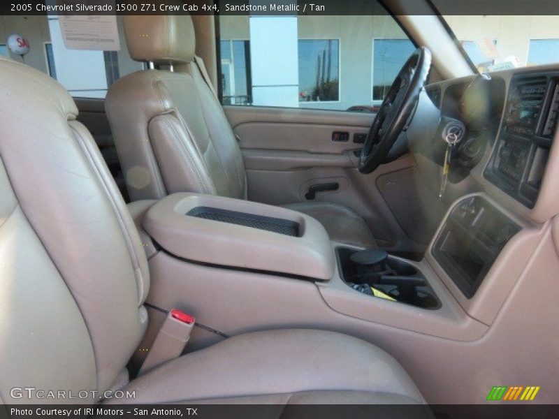 Sandstone Metallic / Tan 2005 Chevrolet Silverado 1500 Z71 Crew Cab 4x4