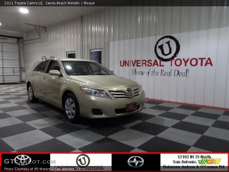 Sandy Beach Metallic / Bisque 2011 Toyota Camry LE