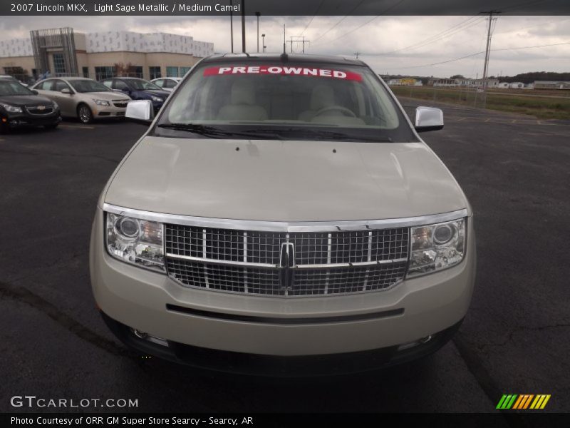 Light Sage Metallic / Medium Camel 2007 Lincoln MKX