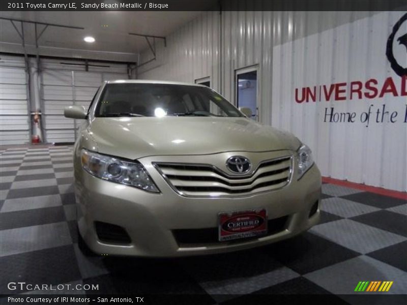 Sandy Beach Metallic / Bisque 2011 Toyota Camry LE