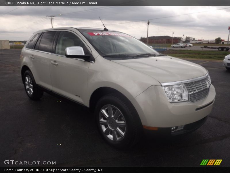Light Sage Metallic / Medium Camel 2007 Lincoln MKX