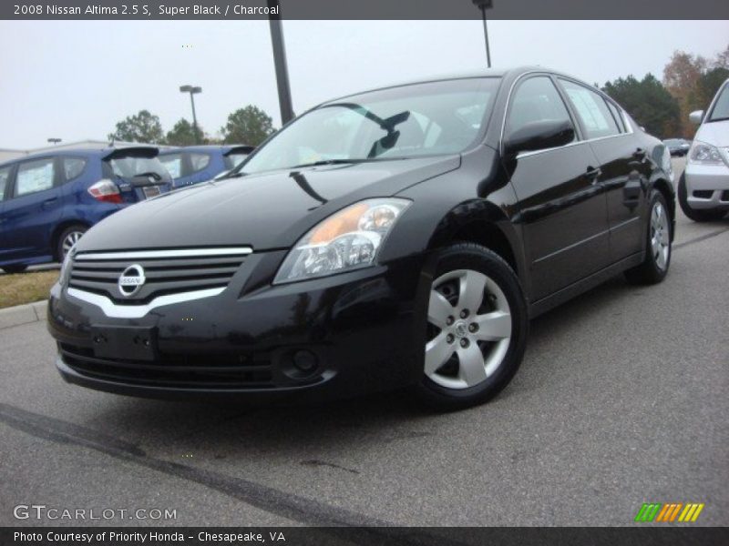 Super Black / Charcoal 2008 Nissan Altima 2.5 S