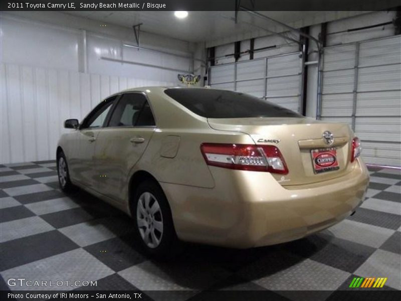 Sandy Beach Metallic / Bisque 2011 Toyota Camry LE