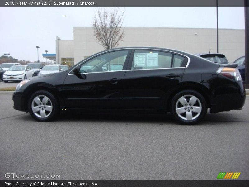 Super Black / Charcoal 2008 Nissan Altima 2.5 S