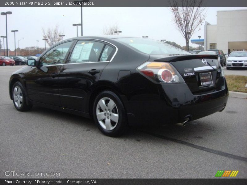 Super Black / Charcoal 2008 Nissan Altima 2.5 S
