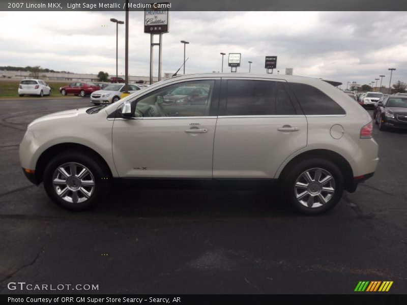 Light Sage Metallic / Medium Camel 2007 Lincoln MKX