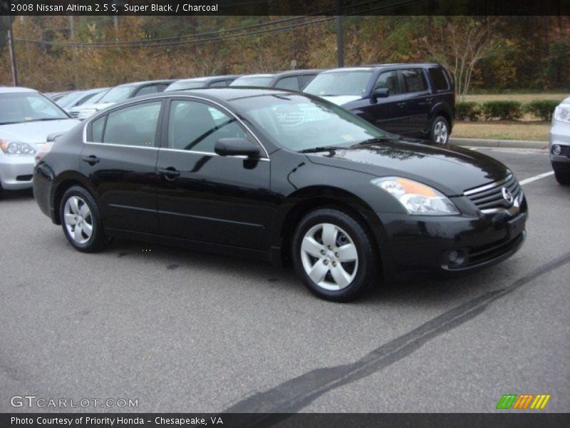 Super Black / Charcoal 2008 Nissan Altima 2.5 S