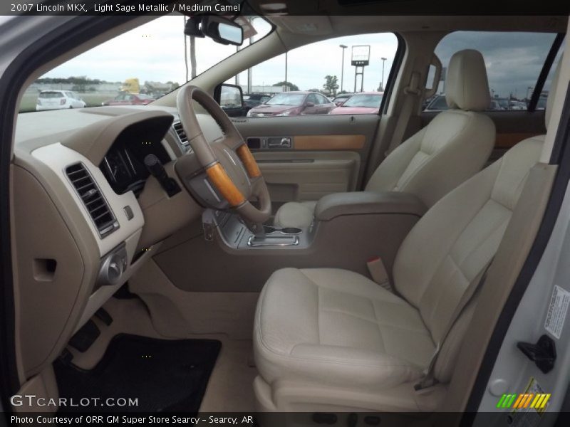 Light Sage Metallic / Medium Camel 2007 Lincoln MKX
