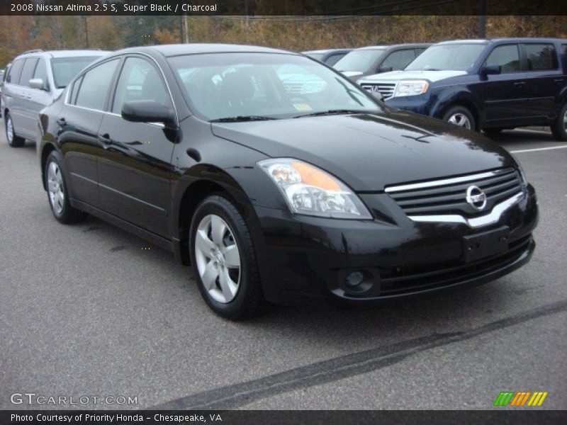 Super Black / Charcoal 2008 Nissan Altima 2.5 S