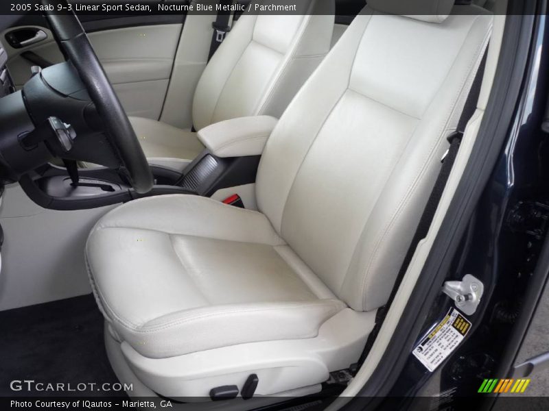 Nocturne Blue Metallic / Parchment 2005 Saab 9-3 Linear Sport Sedan