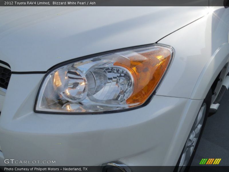 Blizzard White Pearl / Ash 2012 Toyota RAV4 Limited