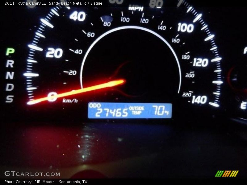 Sandy Beach Metallic / Bisque 2011 Toyota Camry LE