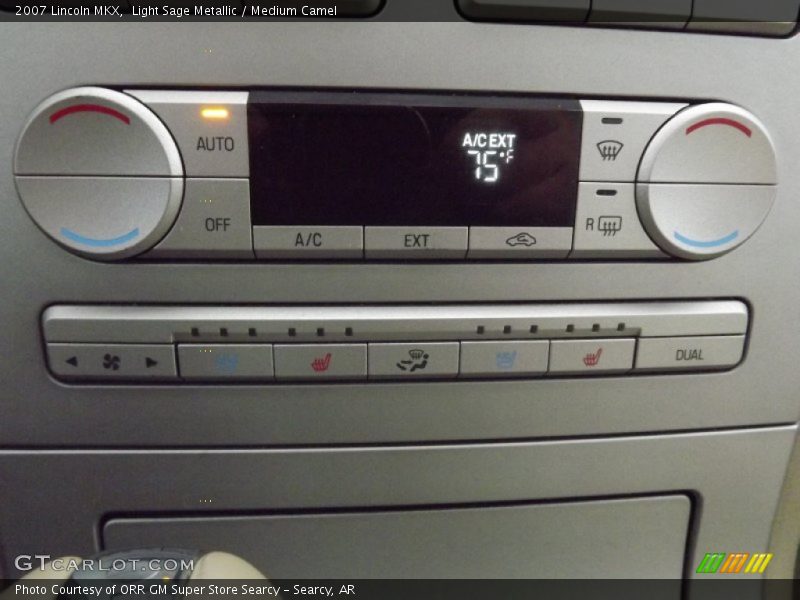 Light Sage Metallic / Medium Camel 2007 Lincoln MKX