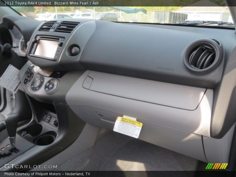 Blizzard White Pearl / Ash 2012 Toyota RAV4 Limited