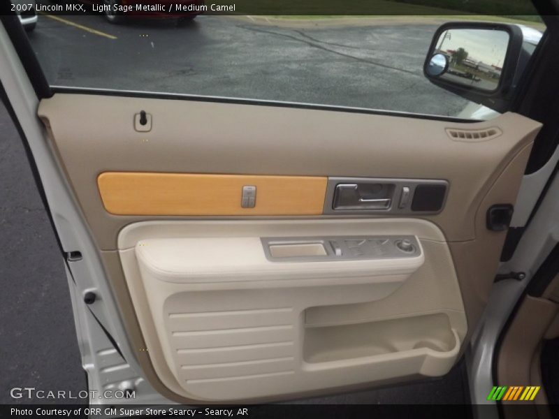 Light Sage Metallic / Medium Camel 2007 Lincoln MKX