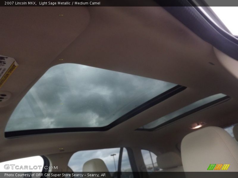 Light Sage Metallic / Medium Camel 2007 Lincoln MKX