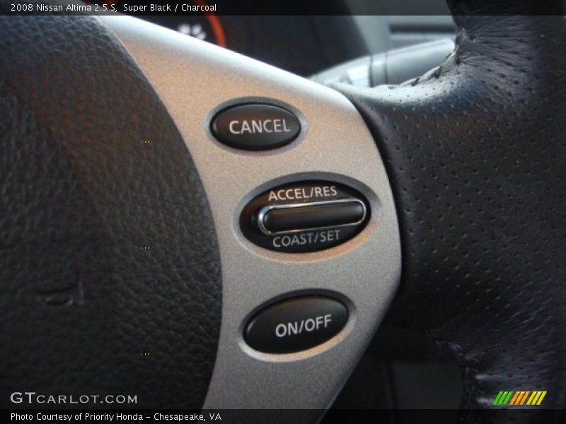 Super Black / Charcoal 2008 Nissan Altima 2.5 S