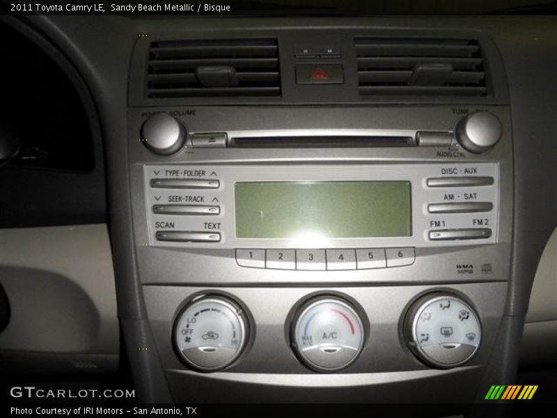 Sandy Beach Metallic / Bisque 2011 Toyota Camry LE