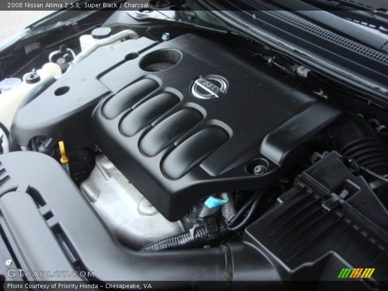 Super Black / Charcoal 2008 Nissan Altima 2.5 S