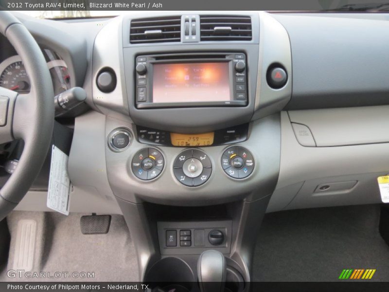 Blizzard White Pearl / Ash 2012 Toyota RAV4 Limited