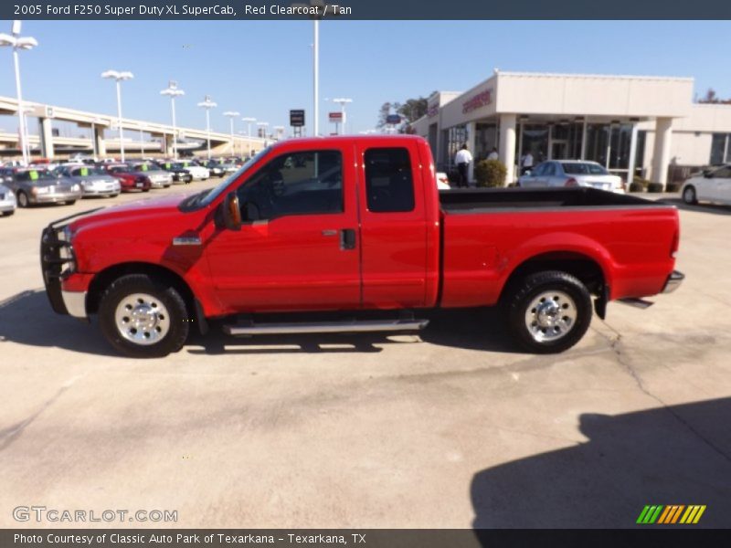  2005 F250 Super Duty XL SuperCab Red Clearcoat