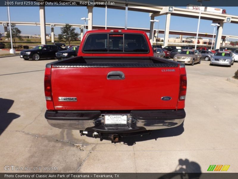 Red Clearcoat / Tan 2005 Ford F250 Super Duty XL SuperCab