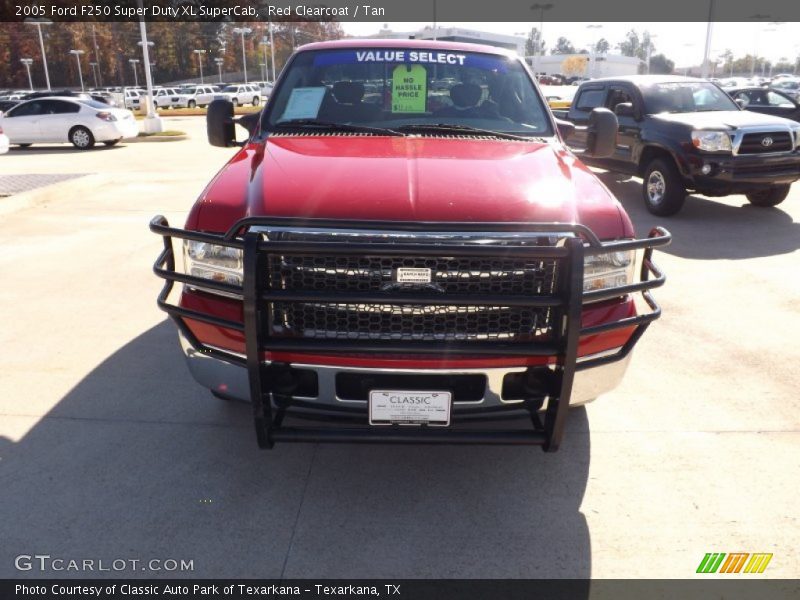Red Clearcoat / Tan 2005 Ford F250 Super Duty XL SuperCab