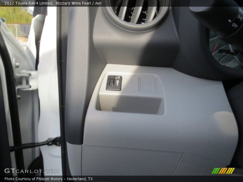 Blizzard White Pearl / Ash 2012 Toyota RAV4 Limited