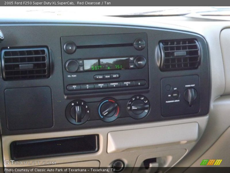 Red Clearcoat / Tan 2005 Ford F250 Super Duty XL SuperCab